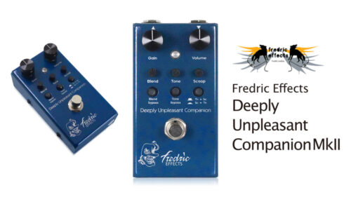 Fredric Effects（フレドリックエフェクツ）から ベースでの使用を念頭に開発されたファズペダル「Deeply Unpleasant Companion MkII」が発売！