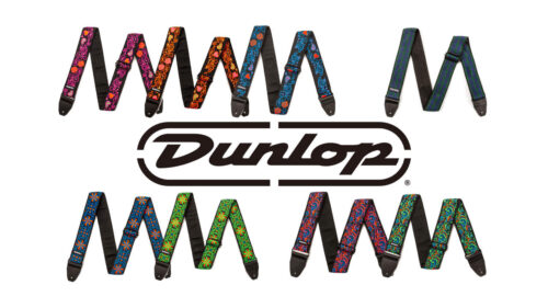 Jim Dunlop（ジムダンロップ）から タータンチェック柄の「ジャガードストラップ」と、ブラックライトに反応するサイケデリックな「ジミ・ヘンドリックス シグネチャーストラップ」が発売！