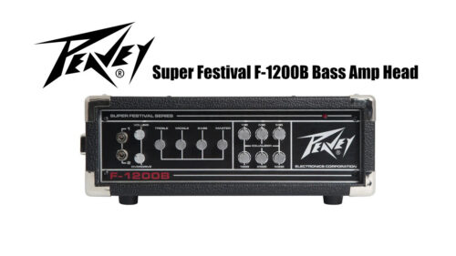 Peavey（ピーヴィー）から 1970年代のベースアンプがパワーアップして復活！「Super Festival F-1200B Bass Amp Head」が発売！
