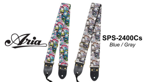 ARIA（アリア）からネコ柄ギターストラップ「SPS-2400Cs」が発売！