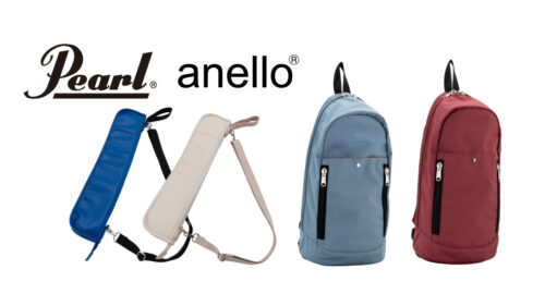 Pearl × anello（パール × アネロ）から プレゼントにも最適なドラムスティックバッグ、音楽と日常をつなぐ新定番のクロスボディバッグに新色が登場！