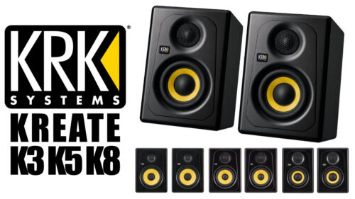 音にこだわるクリエイティブプロフェッショナル向けに設計された KRK SYSTEMS 2Wayスタジオモニター「KREATE」シリーズが発売！