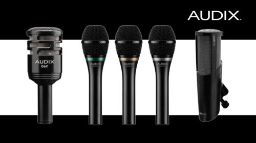 AUDIX（オーディックス）から 3種類の周波数特性が選べるドラム用マイク「D6X」、歌い方に合わせて選べるボーカルマイク「OMX-E/M/T」、配信に最適なプロフェッショナルマイク「PDX520」が登場！