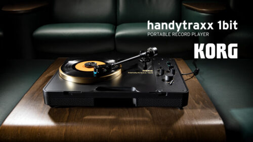 アナログレコードを最高のコンディションでアーカイブ。一台で気軽にアナログレコードを楽しめるKORG（コルグ）handytraxxシリーズの上位モデル「HANDYTRAXX 1BIT」が登場！