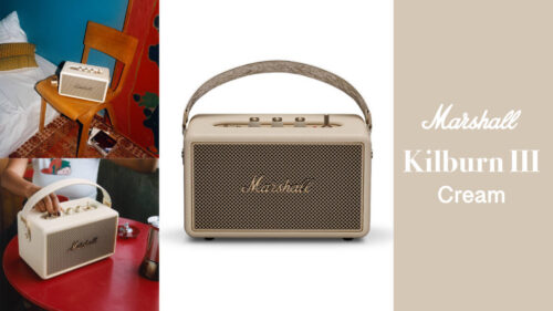 Marshall（マーシャル）のポータブルスピーカー「Kilburn III」に新色「CREAMカラー」が登場！