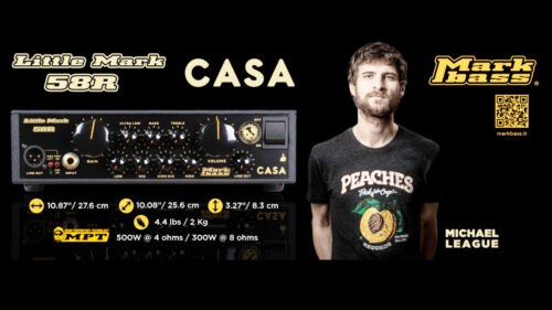 Markbass（マークベース）から Michael League(Snarky Puppy)のシグネイチャーアンプがデザインを一新して「Little Mark CASA 58R」として登場！