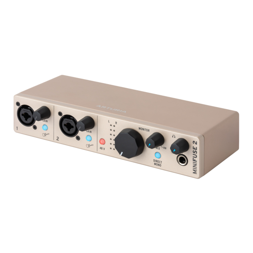 ARTURIA アートリア MINIFUSE 2 Champagne オーディオインターフェイス ミニフューズ