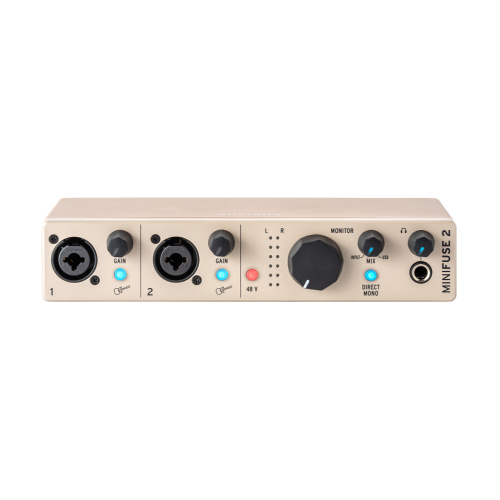 ARTURIA アートリア MINIFUSE 2 Champagne オーディオインターフェイス ミニフューズ