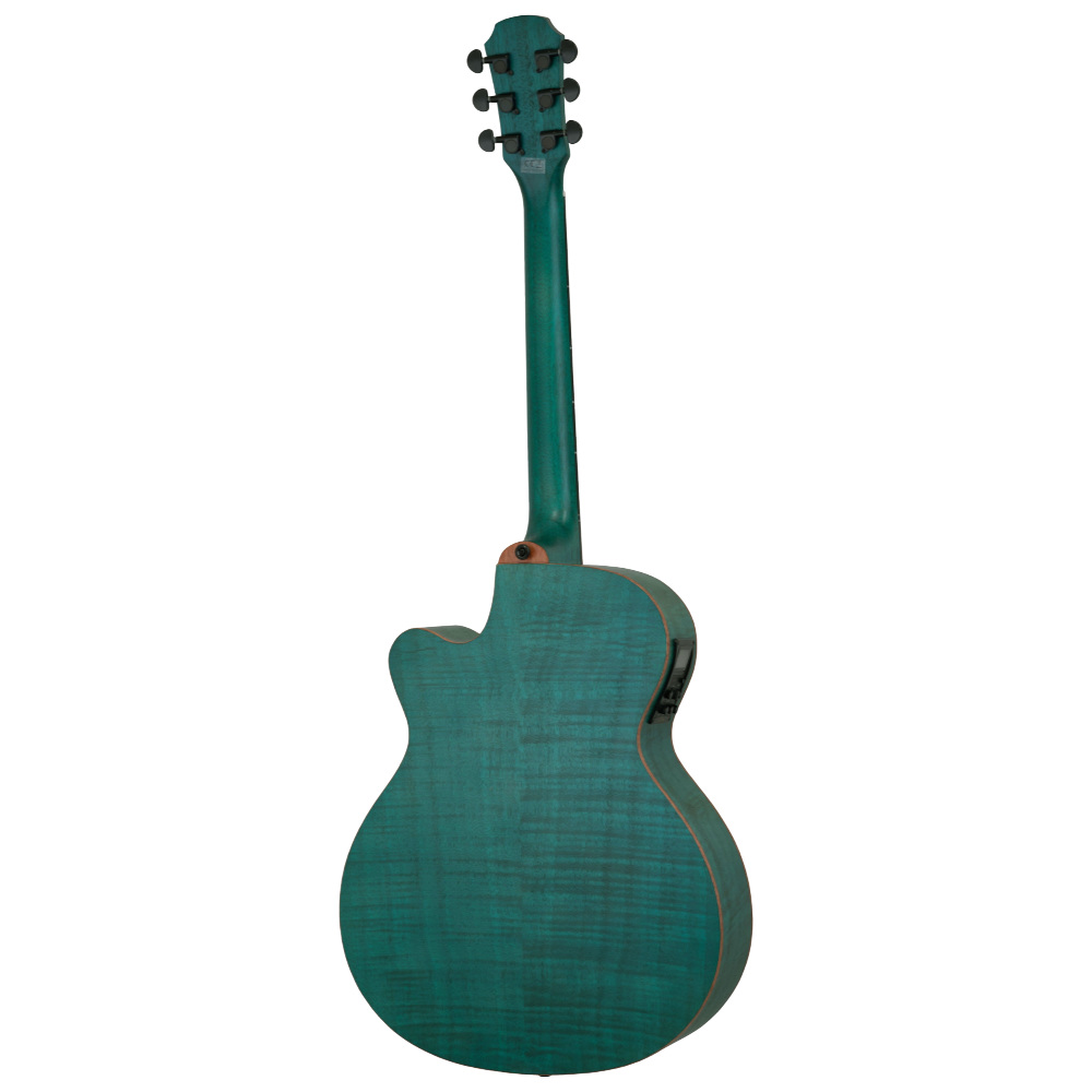 ARIA アリア FET-F2 STBL Elecord Stained Blue w/Bag エレクトリックアコースティックギター