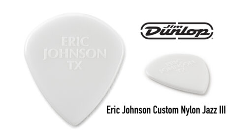 Jim Dunlop（ジムダンロップ）から エリック・ジョンソンとの共同開発によって誕生した、新たなギターピック「Eric Johnson Custom Nylon Jazz III」が発売！