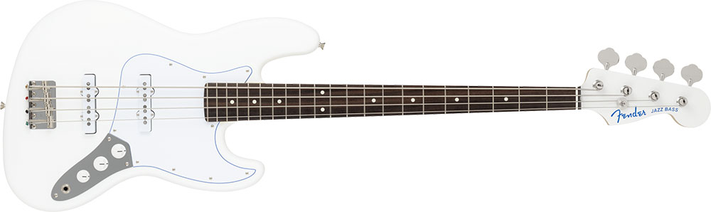 Fender フェンダー Made in Japan Limited Hybrid II Jazz Bass Blanc RW White エレキベース