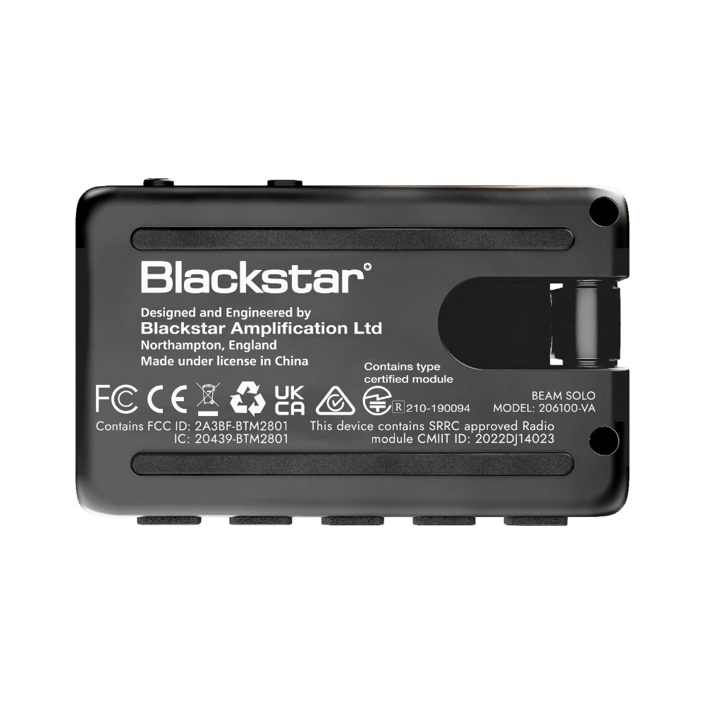 ギターヘッドホンアンプ Blackstar BEAM SOLO アプリで操るポケットサイズヘッドフォンアンプ ブラックスター ビームソロ