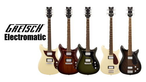 Gretsch（グレッチ）ElectromaticコレクションのCVTシリーズに新モデル全5機種が登場！