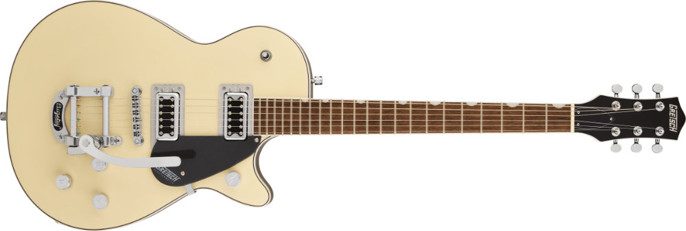 GRETSCH G5230T Electromatic Jet FT Single-Cut with Bigsby Laurel Fingerboard Two-Tone Vintage White/ London Grey