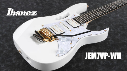 Ibanez（アイバニーズ）Premiumシリーズから もはや説明不要のSteve Vaiシグネチャーモデル“JEM”が登場！