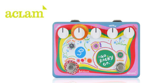 Aclam Guitars(アクラムギターズ)から、シリアル2004のVox Conquerorプリアンプのブリリアントチャンネルを再現したペダル「Go Rocky Go」が発売！