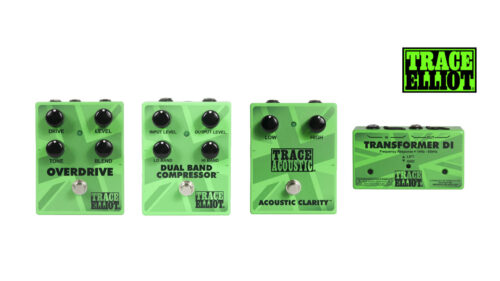 TRACE ELLIOT（トレースエリオット）から ライムグリーンカラーのエフェクターペダル全4機種が発売！