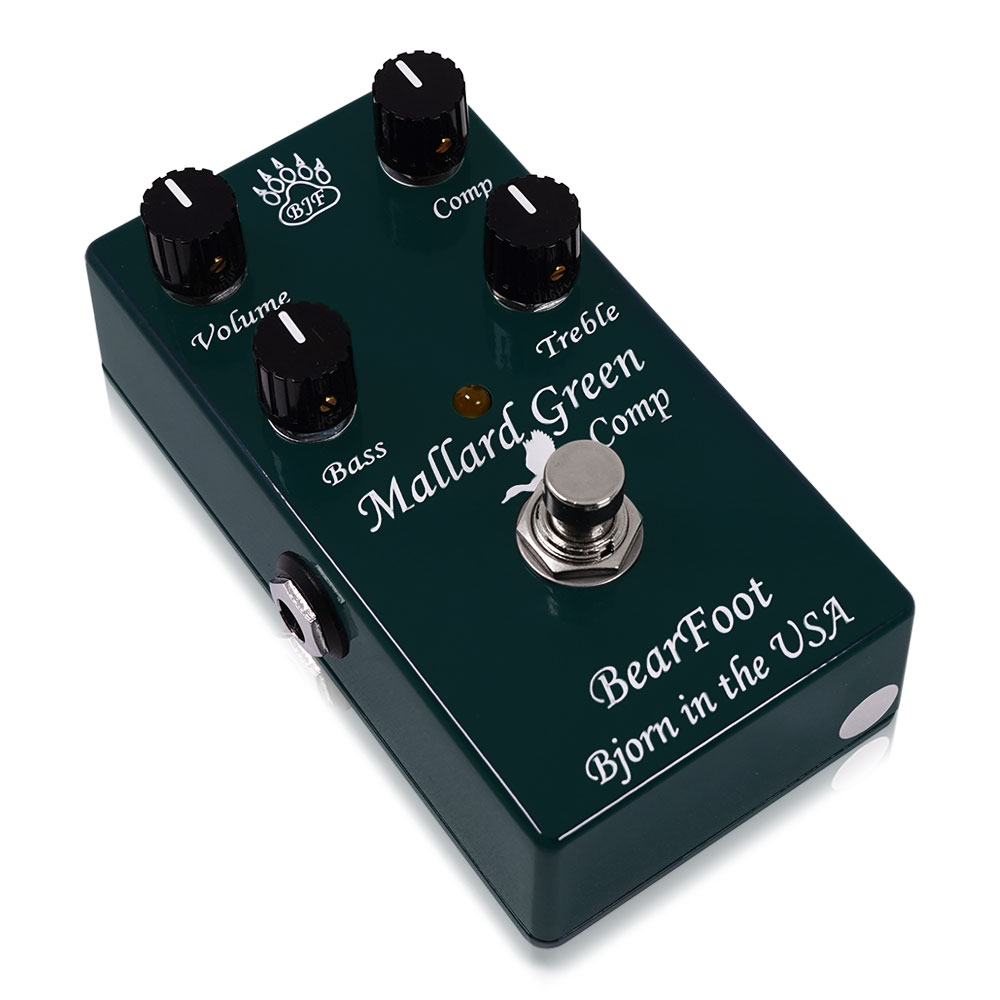 BearFoot FX ベアフットエフェクツ Mallard Green Comp コンプレッサー ギターエフェクター