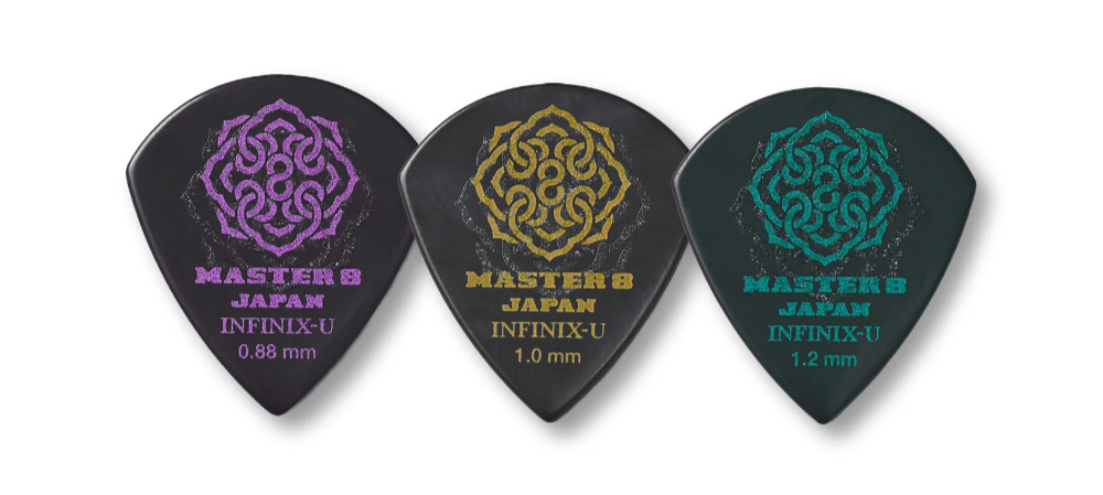 MASTER 8 JAPAN INFINIX-U Hard Polish JAZZ type ギターピック
