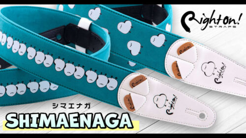 Righton! STRAPS（ライトオンストラップ）から 可愛いシマエナガのイラストをあしらったギターストラップが発売！