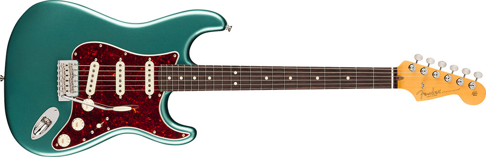 Fender フェンダー American Professional Classic Stratocaster RW Faded Sherwood Green Metallic エレキギター