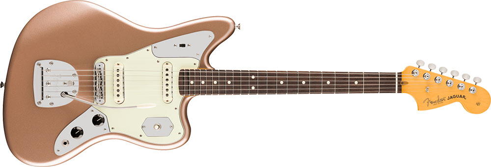 Fender フェンダー American Professional Classic Jaguar RW Faded Firemist Gold エレキギター
