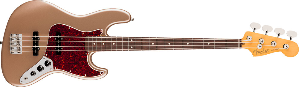 Fender フェンダー American Professional Classic Jazz Bass RW Faded Firemist Gold エレキベース