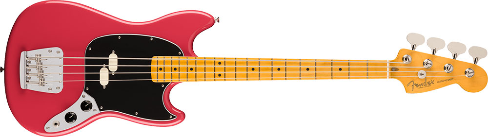 Fender フェンダー American Professional Classic Mustang Bass MN Faded Dakota Red エレキベース