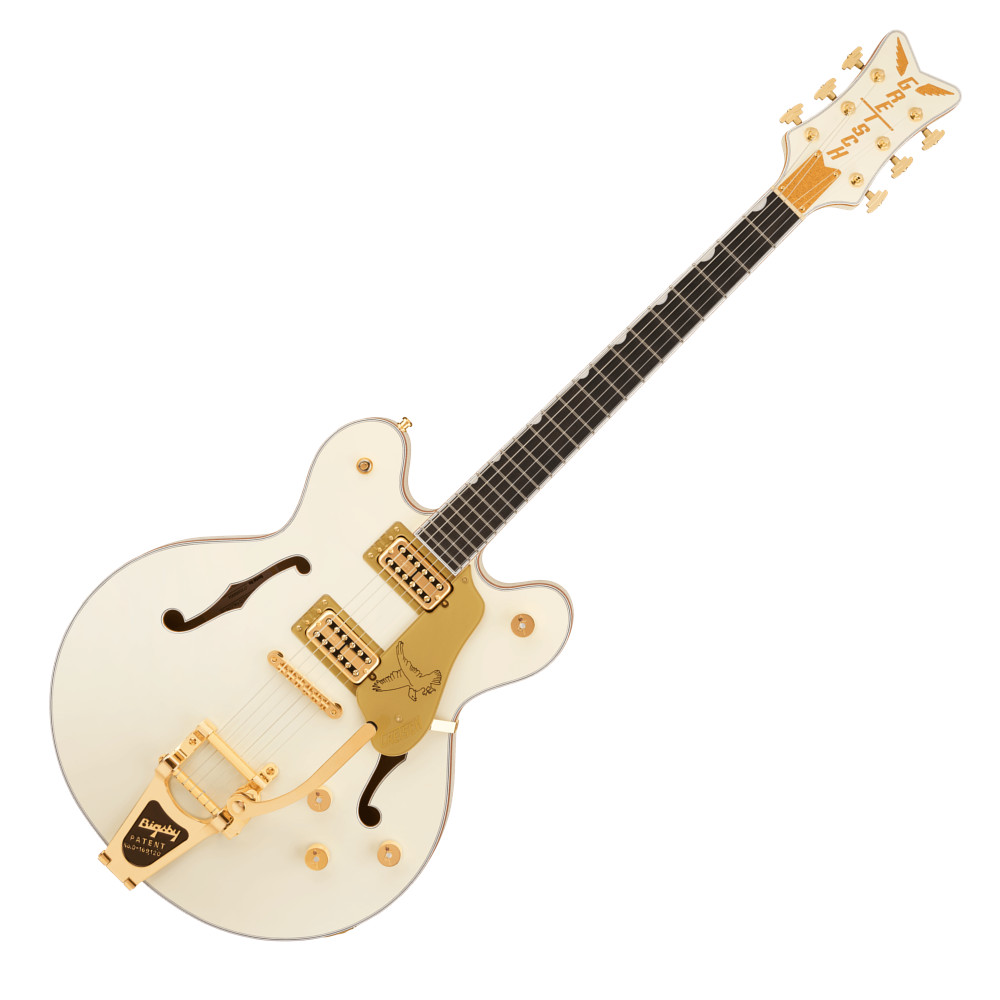 GRETSCH グレッチ Falcon Center Block LTD with String-Thru Bigsby and Gold Hardware Ebony Fingerboard Vintage White エレキギター