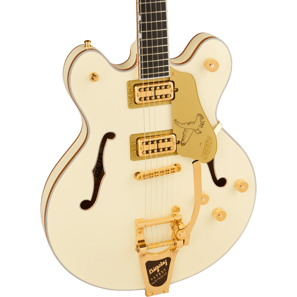 GRETSCH グレッチ Falcon Center Block LTD with String-Thru Bigsby and Gold Hardware Ebony Fingerboard Vintage White エレキギター
