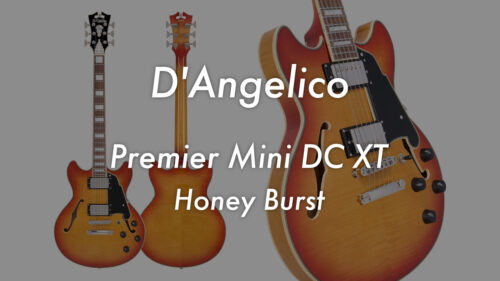 D’Angelico（ディアンジェリコ）から新製品「Premier Mini DC XT Honey Burst」が発売！