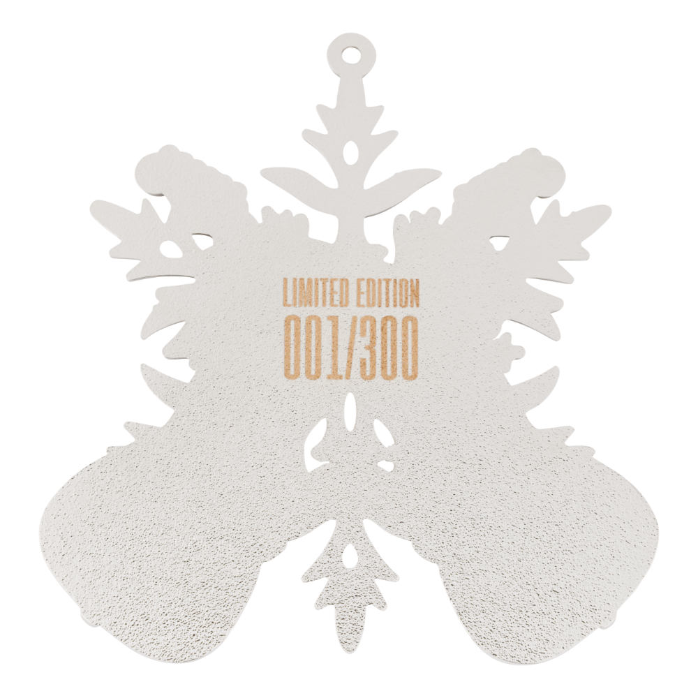 Fender フェンダー FENDER 2025 ORNAMENT シリアルナンバー入り スノーフレーク型オーナメント