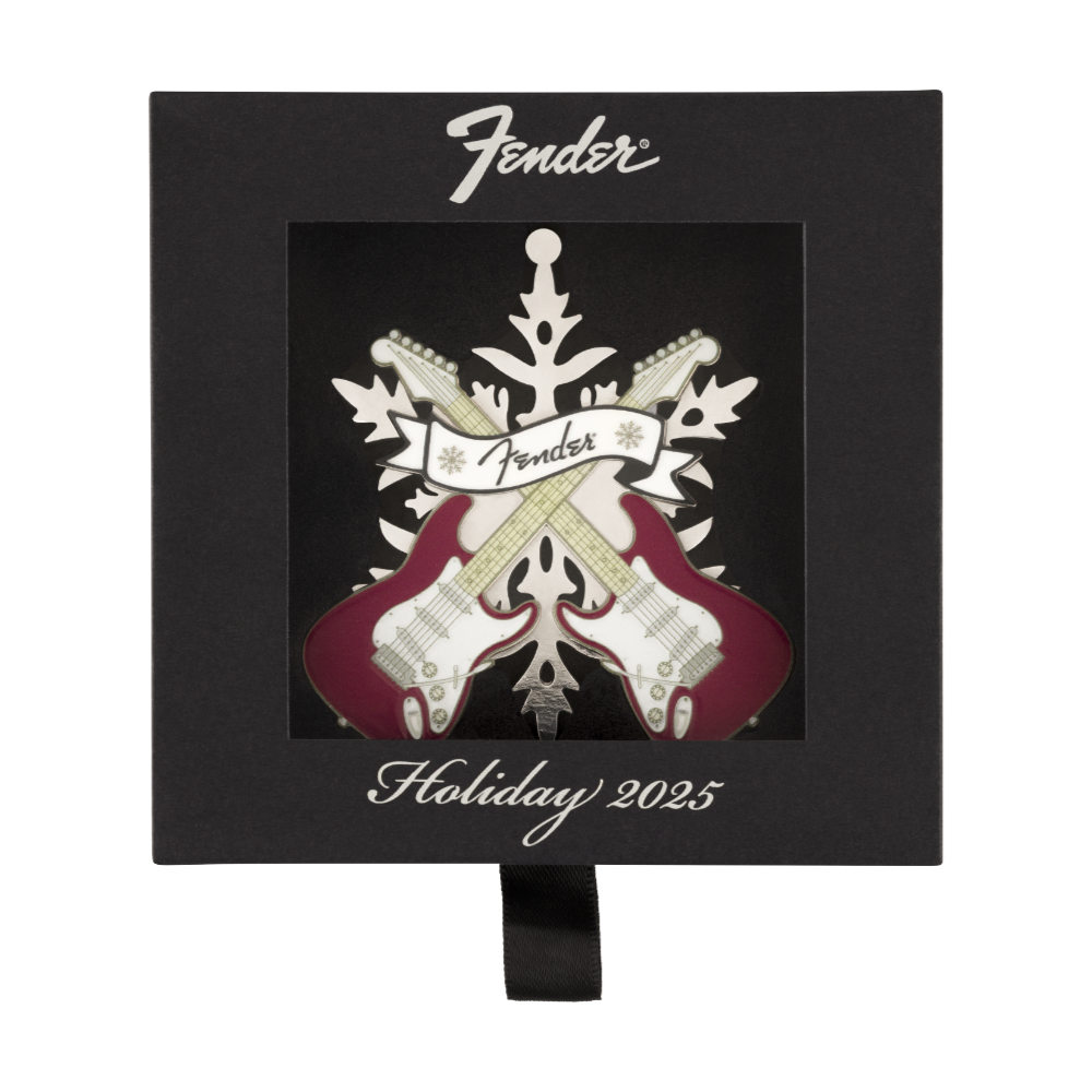 Fender フェンダー FENDER 2025 ORNAMENT シリアルナンバー入り スノーフレーク型オーナメント