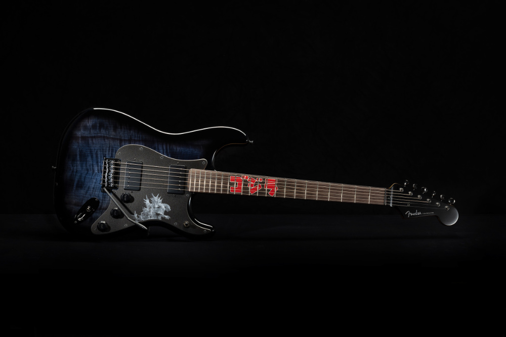 Fender フェンダー Made in Japan Godzilla Stratocaster RW Gouzilla Blue エレキギター ゴジラ ストラトキャスター
