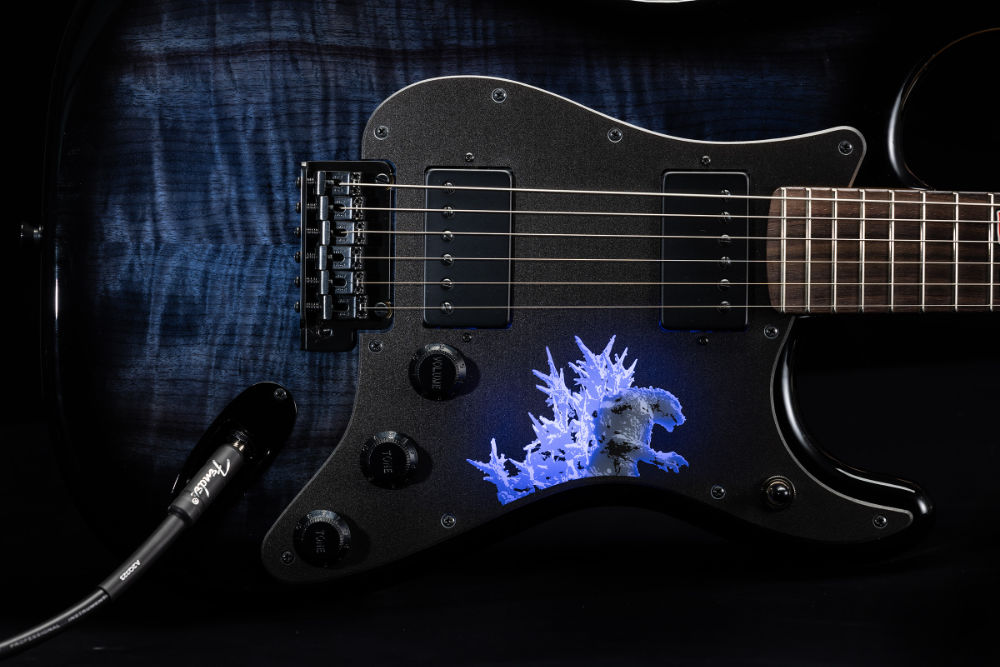 Fender フェンダー Made in Japan Godzilla Stratocaster RW Gouzilla Blue エレキギター ゴジラ ストラトキャスター