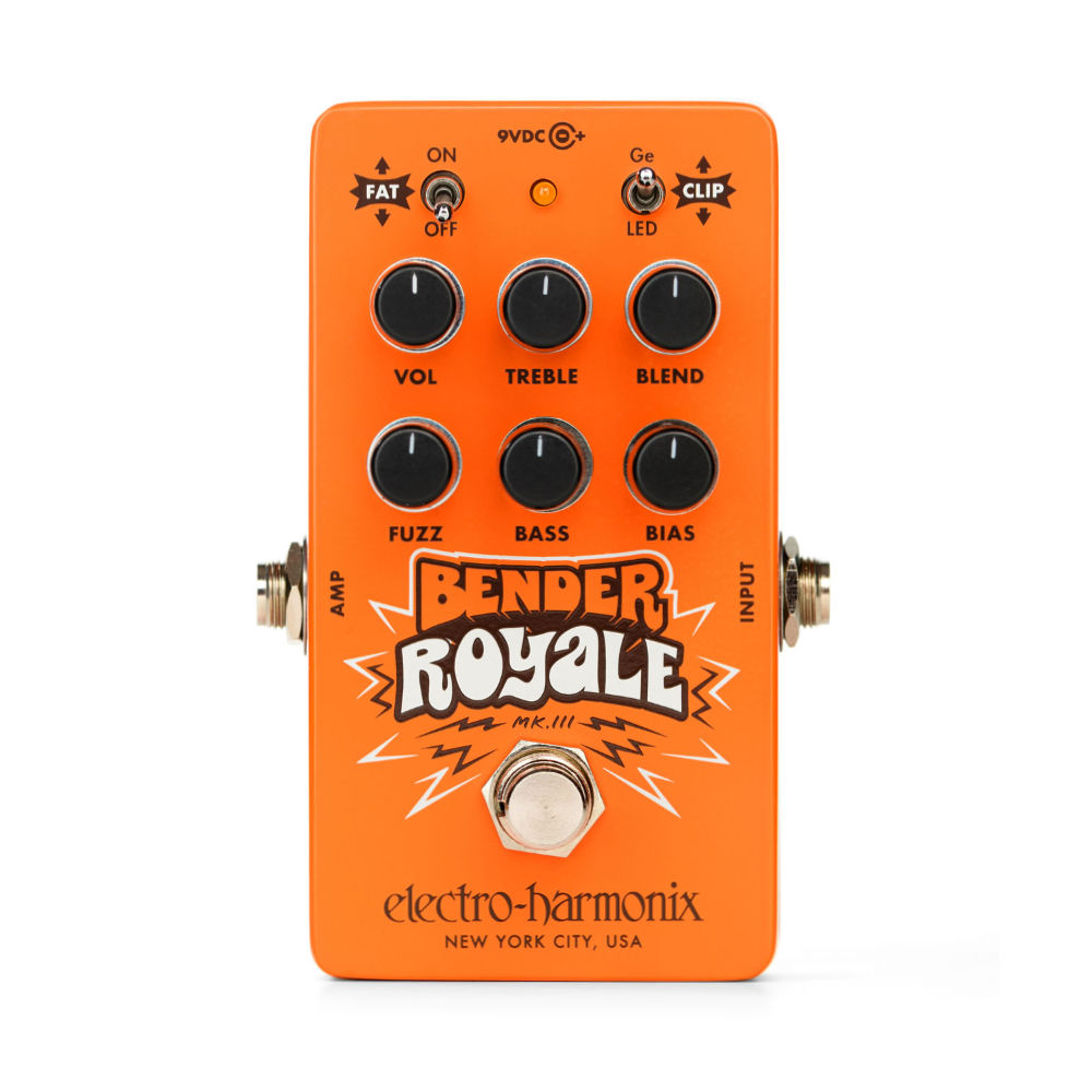 エフェクター ELECTRO-HARMONIX BENDER ROYAL ORANGE 限定カラー エレクトローハーモニクス Germanium Fuzz ゲルマニウムファズ