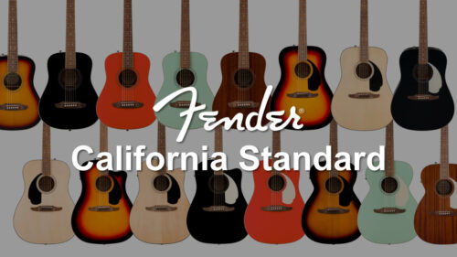 Fender（フェンダー）California StandardシリーズのアコースティックギターにNEWモデル全16機種が登場！
