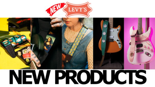 LEVY’S（レヴィース）のギター/ベース用ストラップにNEWモデルが発売！