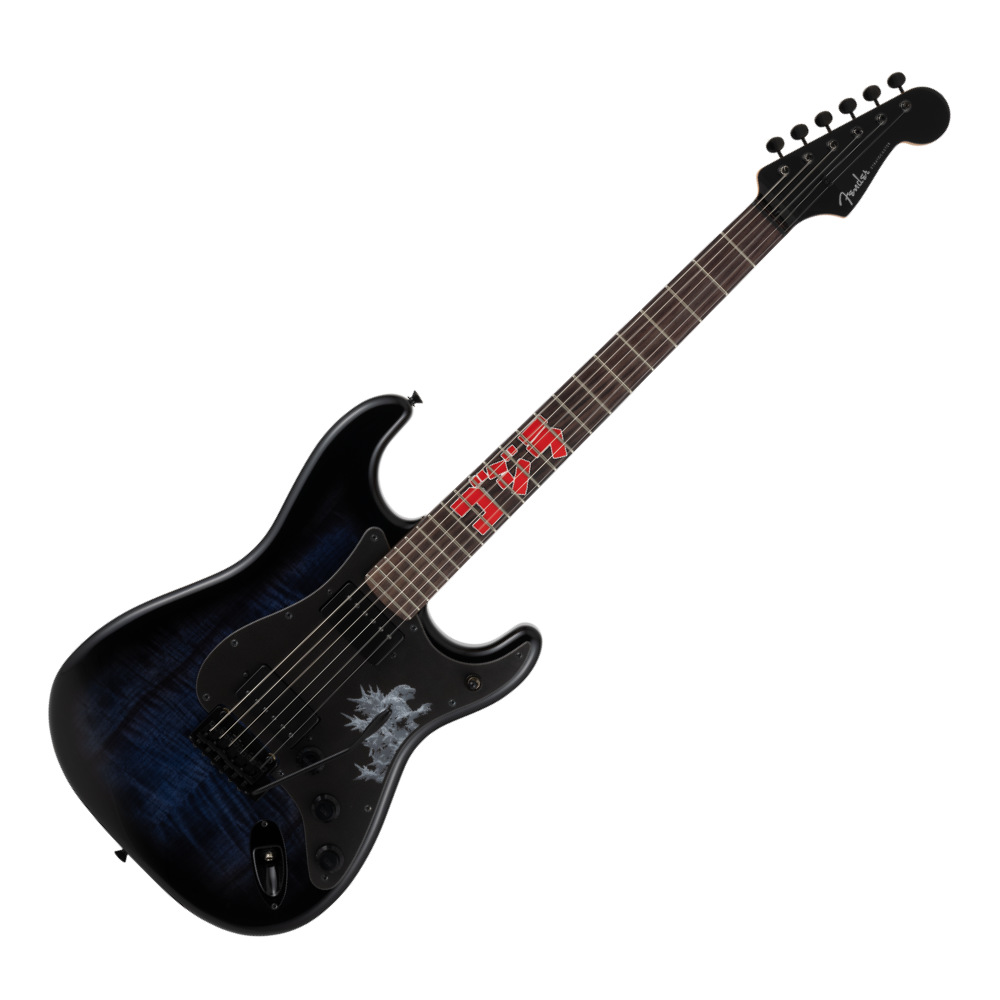 Fender フェンダー Made in Japan Godzilla Stratocaster RW Gouzilla Blue エレキギター ゴジラ ストラトキャスター
