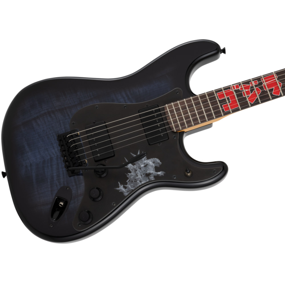 Fender フェンダー Made in Japan Godzilla Stratocaster RW Gouzilla Blue エレキギター ゴジラ ストラトキャスター