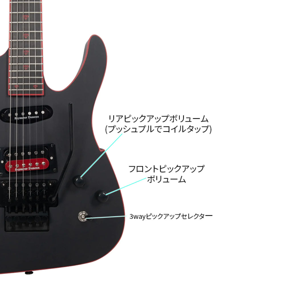 Adrian Vandenberg Signature Guitar Matte Black