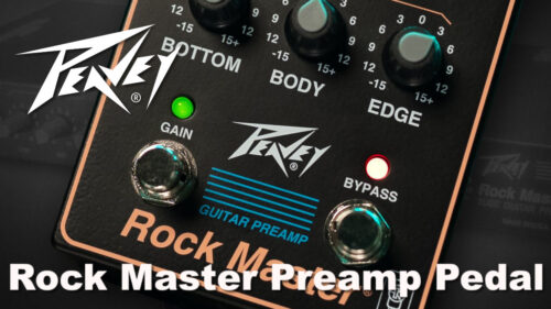 Peavey（ピーヴィー）から90年代の”Rock Master”アンプの「Ultra」チャンネル回路を忠実に再現したペダル「Rock Master Preamp Pedal」が発売！