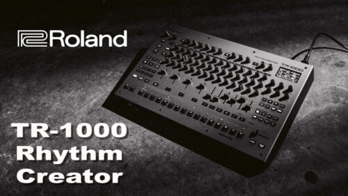 ROLAND（ローランド）からTR-808/TR-909から厳選した16種類の回路を搭載したリズムマシン「TR-1000」が登場！