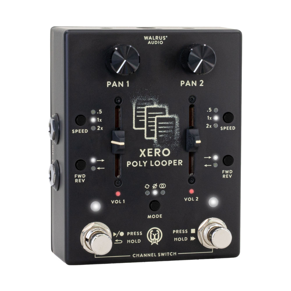 WALRUS AUDIO ウォルラスオーディオ WAL-XPL #B Xero Polylooper Black デュアルチャンネル ルーパー エフェクター