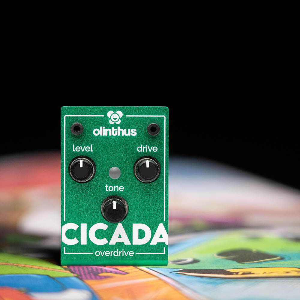 エフェクター Olinthus CICADA 超小型エフェクター オーバードライブ Over Drive オリンタス シカーダ