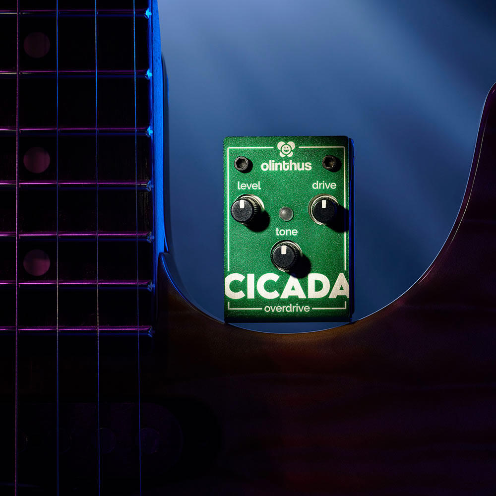 エフェクター Olinthus CICADA 超小型エフェクター オーバードライブ Over Drive オリンタス シカーダ