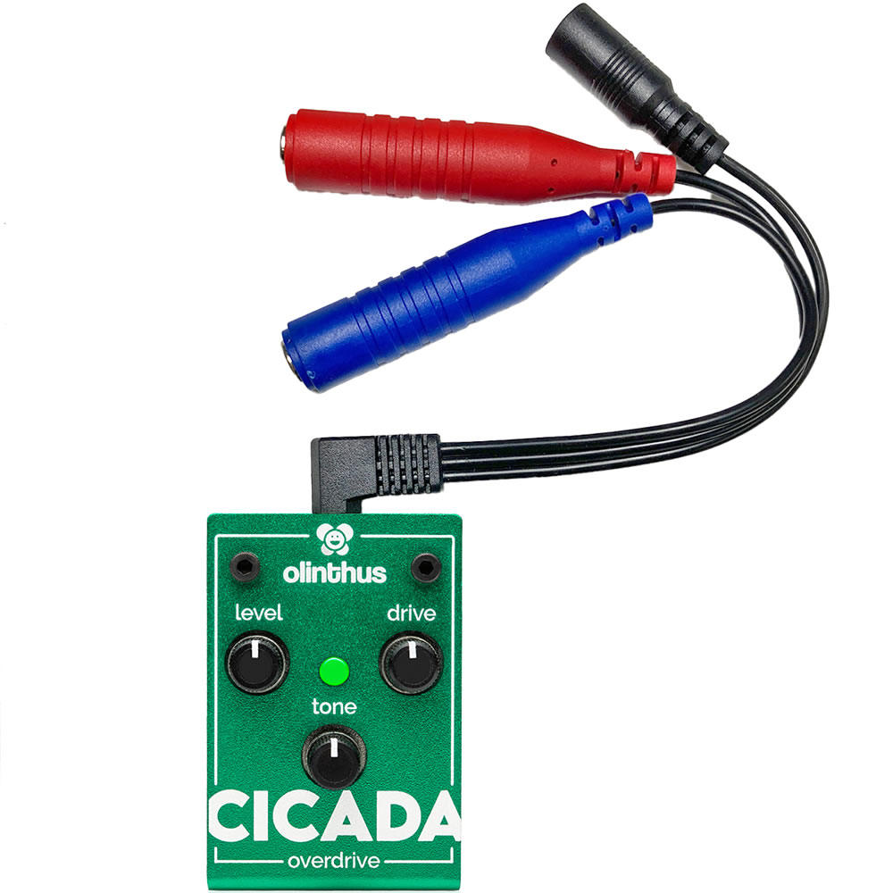 エフェクター Olinthus CICADA 超小型エフェクター オーバードライブ Over Drive オリンタス シカーダ