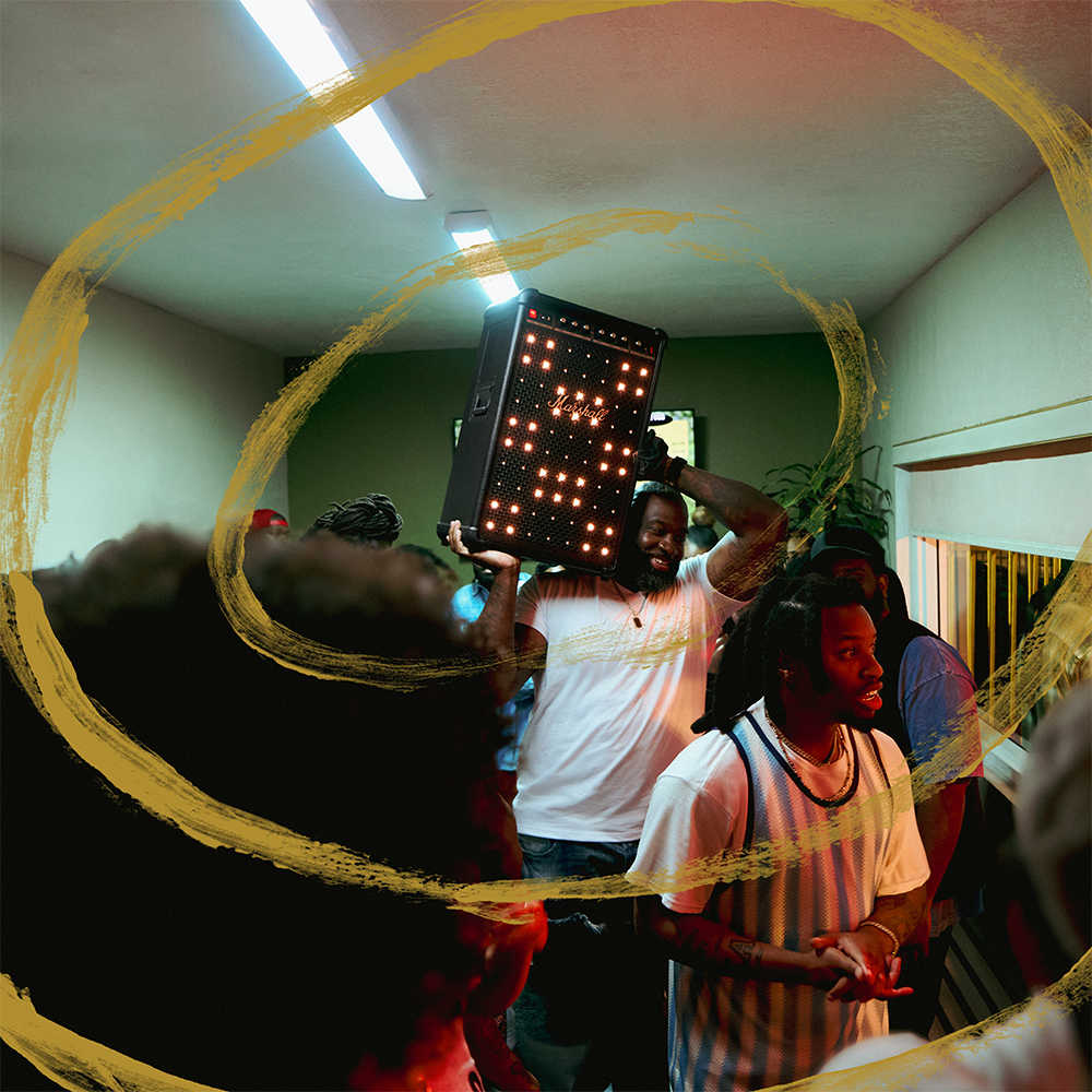 MARSHALL マーシャル Bromley 750 Black and Brass ワイヤレスパーティースピーカー ポータブルスピーカー