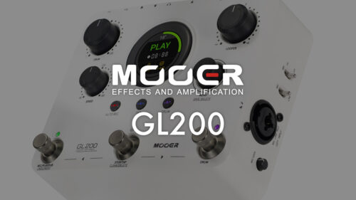 Mooer（ムーアー）からコンパクトフレーズルーパー・ドラムマシンペダル「GL200」が発売！