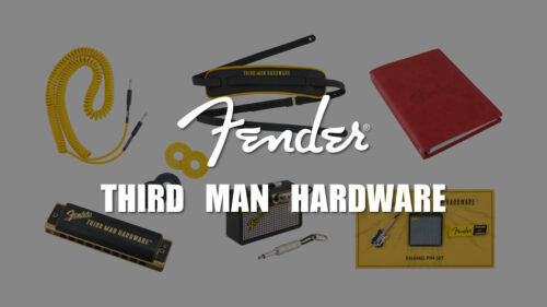 Fender（フェンダー）から ヴィーガンレザー製カバーのミュージックノートと、Third Man Hardwareとのコラボアクセサリーが登場！